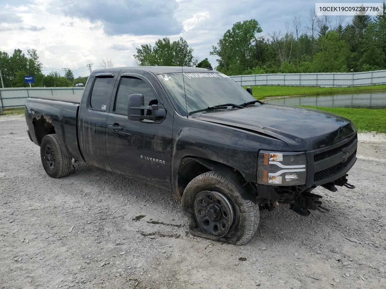 1GCEK19C09Z287786 2009 Chevrolet Silverado K1500