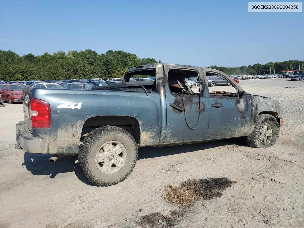 3GCEK23389G204250 2009 Chevrolet Silverado K1500 Lt