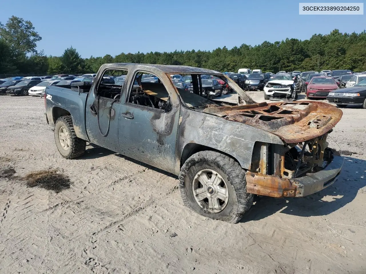 3GCEK23389G204250 2009 Chevrolet Silverado K1500 Lt