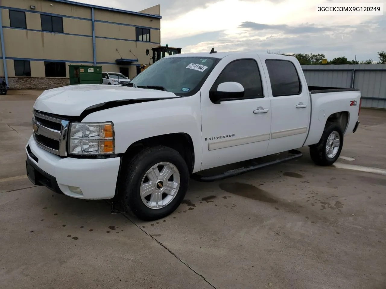 2009 Chevrolet Silverado K1500 Ltz VIN: 3GCEK33MX9G120249 Lot: 72741194