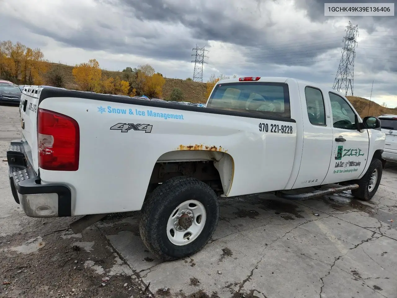 1GCHK49K39E136406 2009 Chevrolet Silverado K2500 Heavy Duty