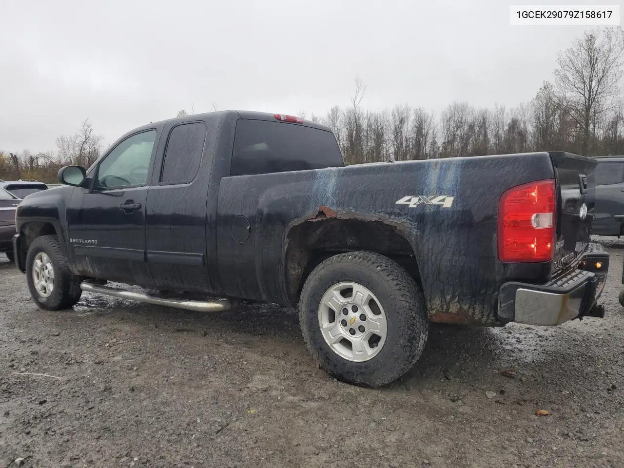 1GCEK29079Z158617 2009 Chevrolet Silverado K1500 Lt
