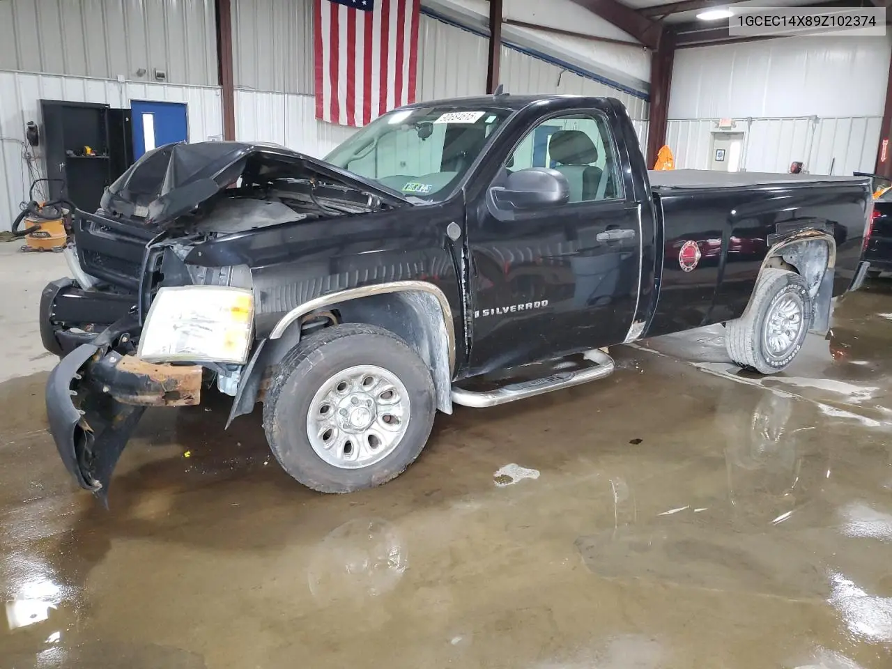 1GCEC14X89Z102374 2009 Chevrolet Silverado C1500