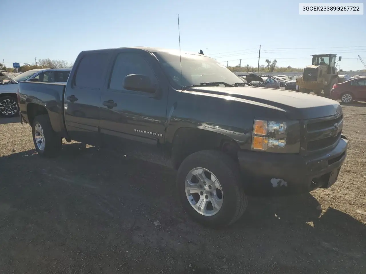 3GCEK23389G267722 2009 Chevrolet Silverado K1500 Lt