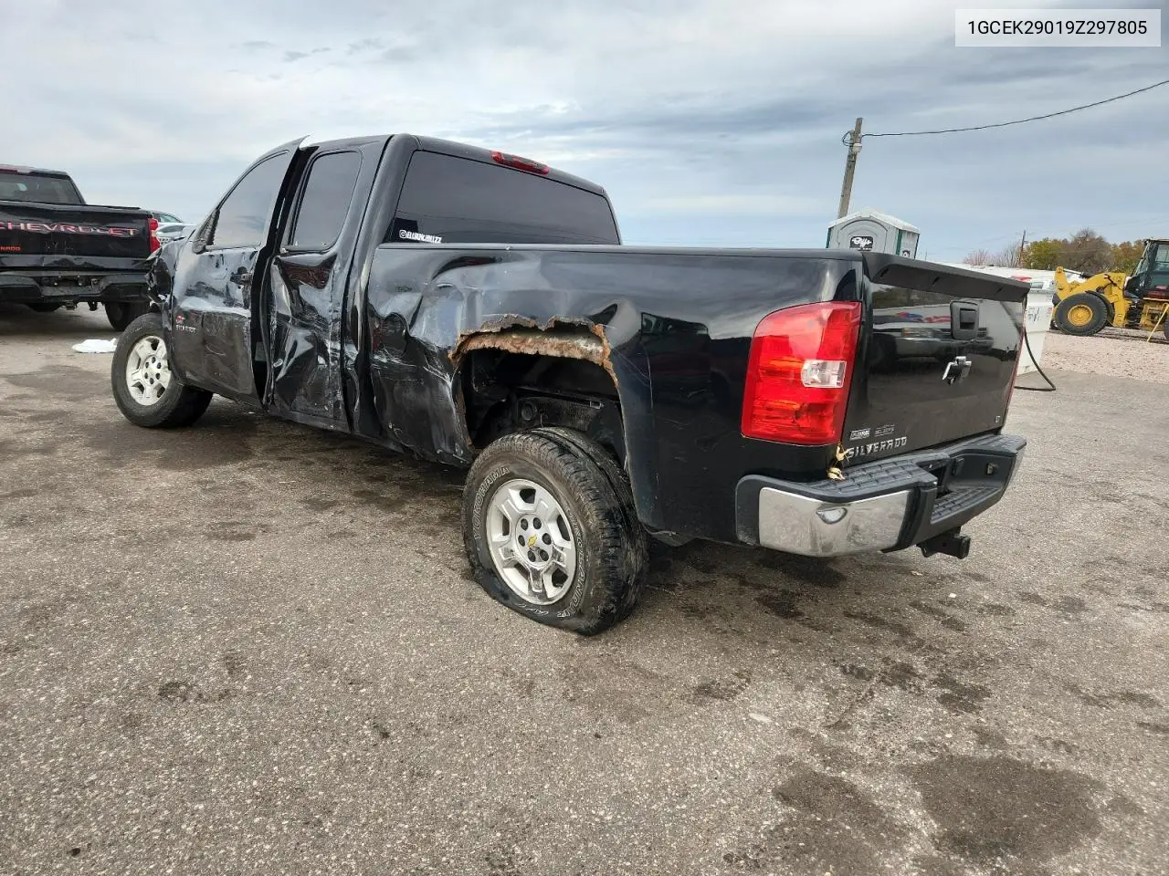 1GCEK29019Z297805 2009 Chevrolet Silverado K1500 Lt
