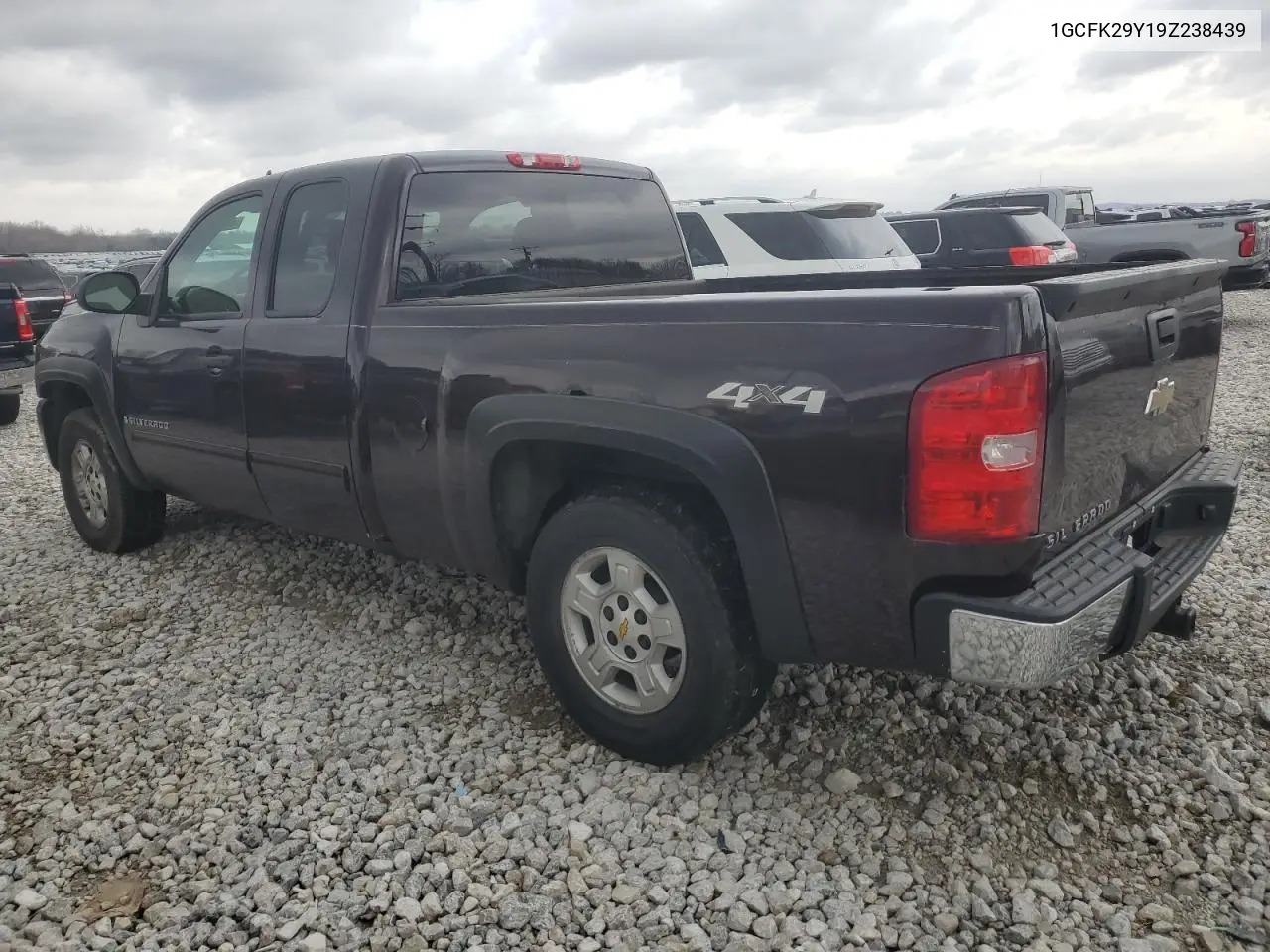 1GCFK29Y19Z238439 2009 Chevrolet Silverado K1500 Lt
