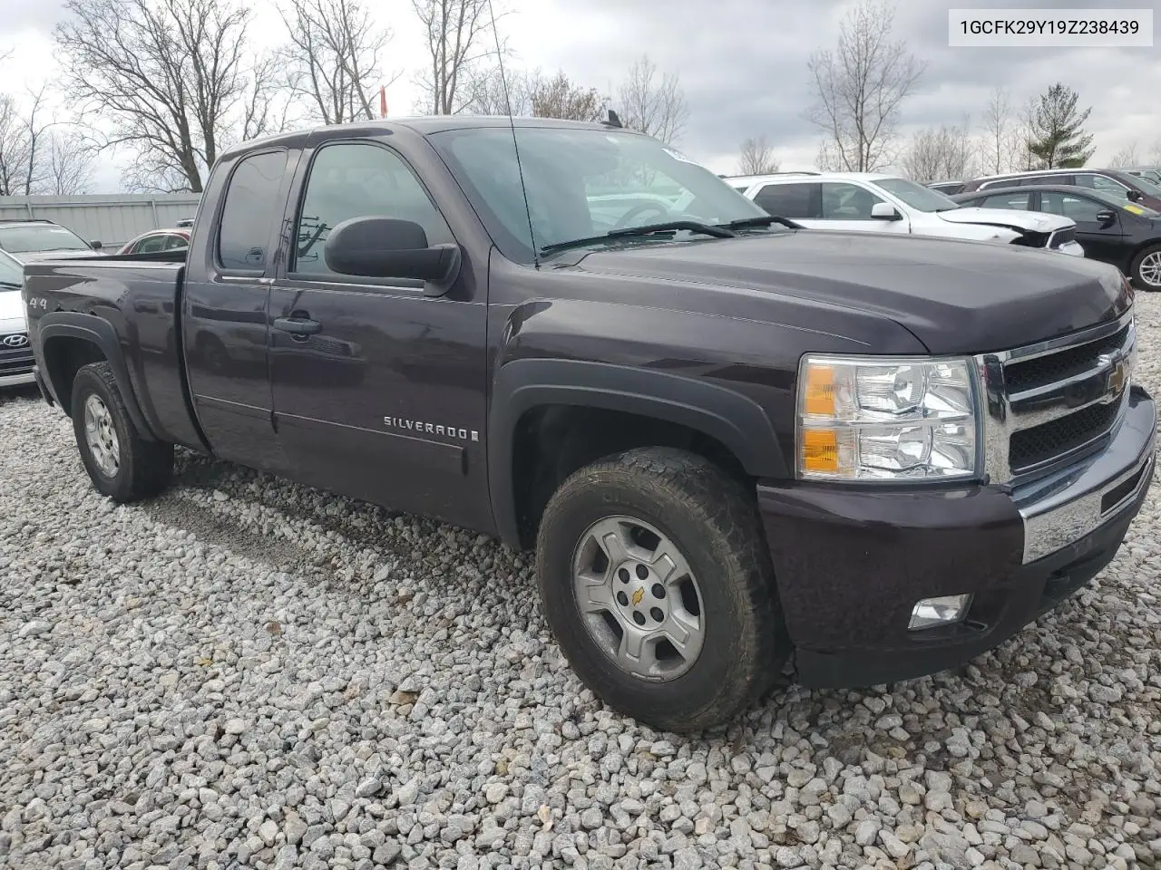 1GCFK29Y19Z238439 2009 Chevrolet Silverado K1500 Lt