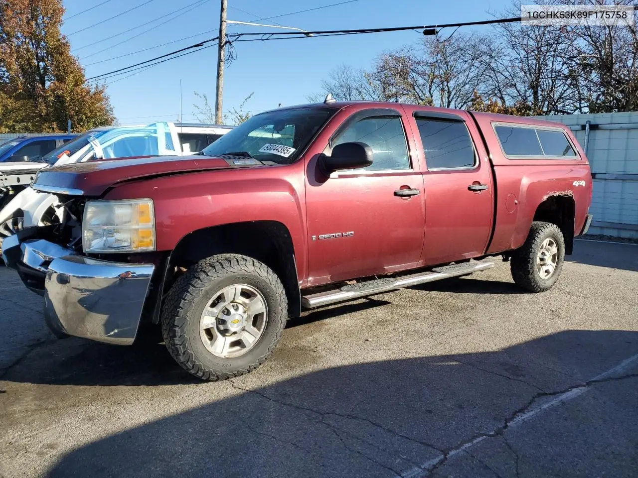 1GCHK53K89F175758 2009 Chevrolet Silverado K2500 Heavy Duty Lt