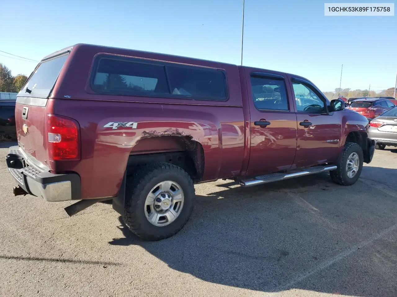 1GCHK53K89F175758 2009 Chevrolet Silverado K2500 Heavy Duty Lt