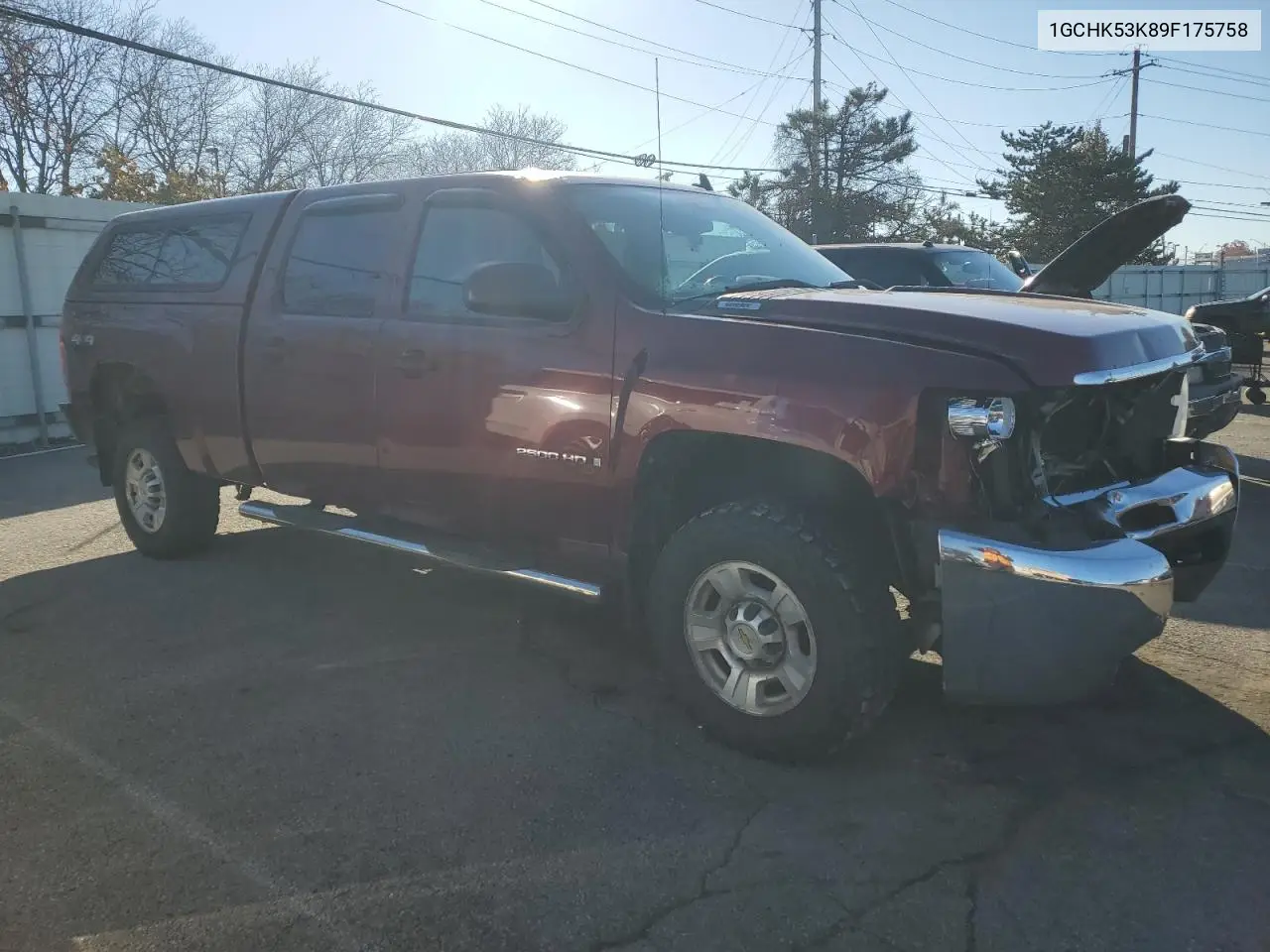 1GCHK53K89F175758 2009 Chevrolet Silverado K2500 Heavy Duty Lt