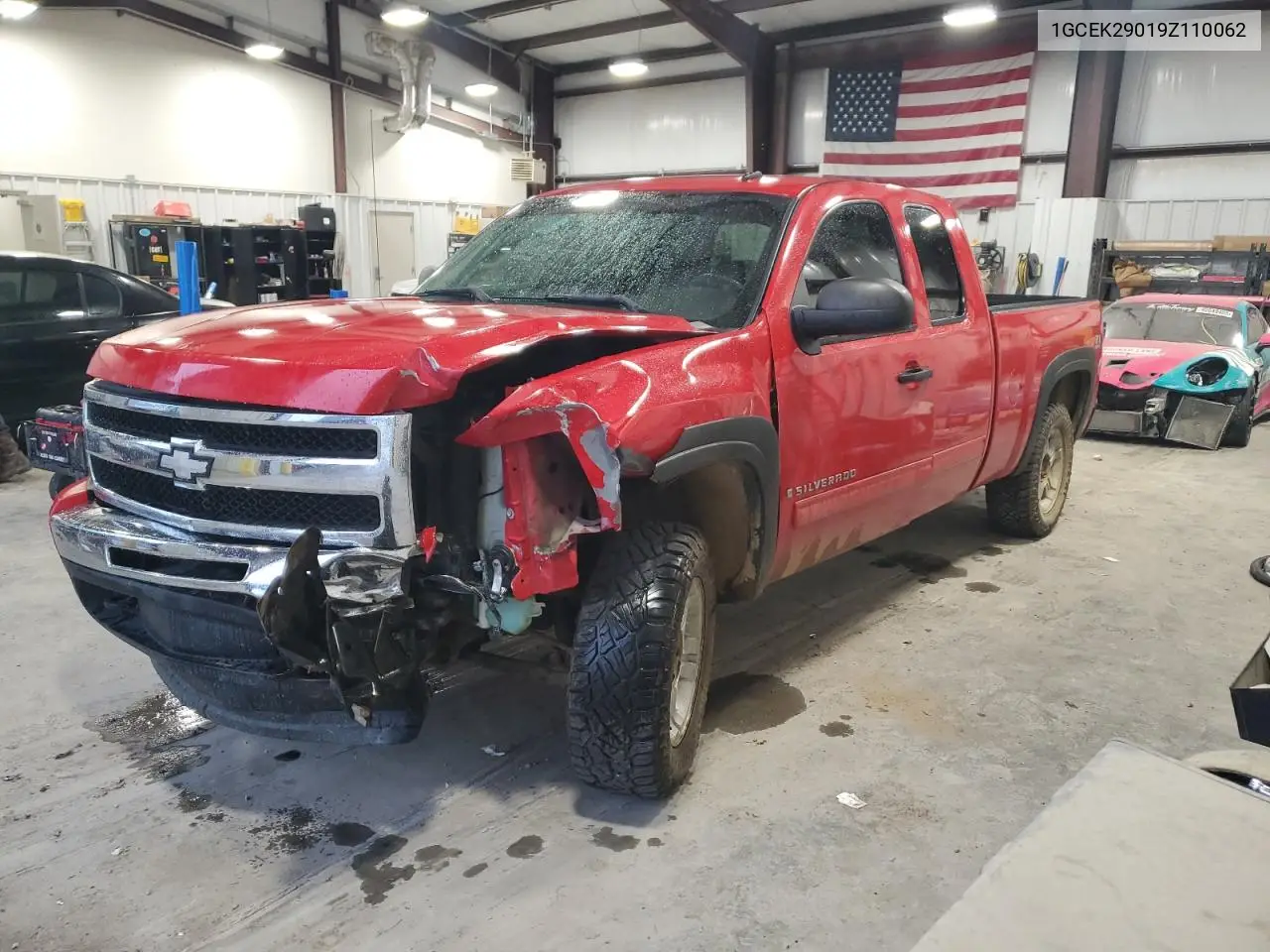 1GCEK29019Z110062 2009 Chevrolet Silverado K1500 Lt