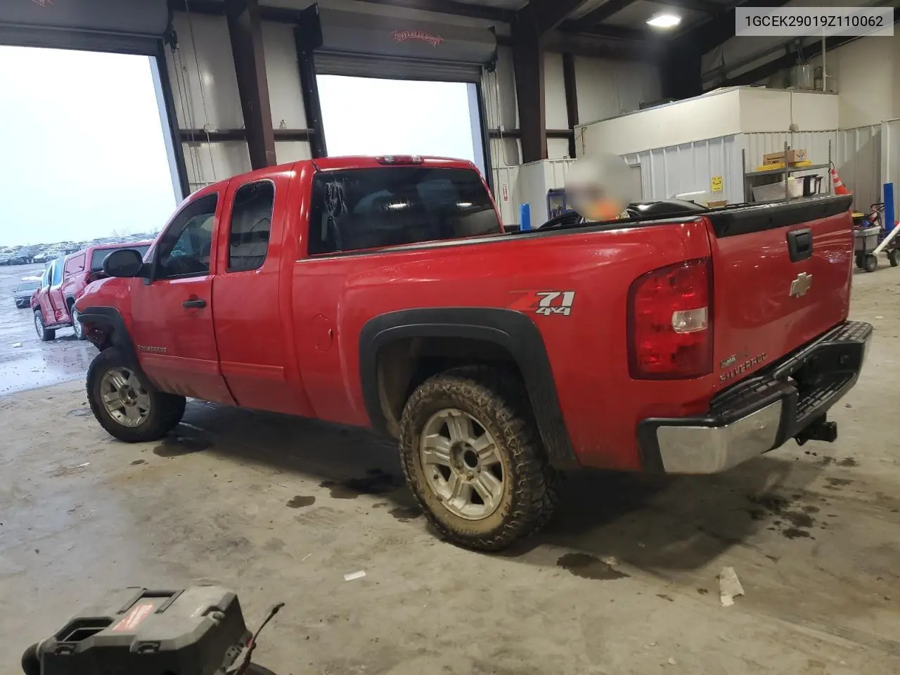 1GCEK29019Z110062 2009 Chevrolet Silverado K1500 Lt