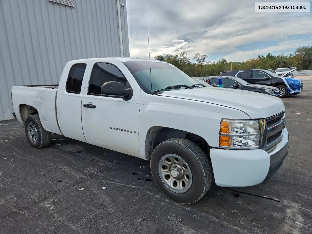 1GCEC19X49Z158000 2009 Chevrolet Silverado C1500