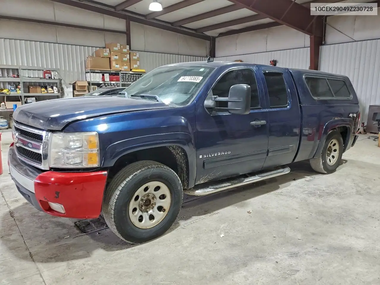 1GCEK29049Z230728 2009 Chevrolet Silverado K1500 Lt