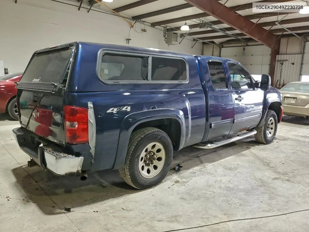 1GCEK29049Z230728 2009 Chevrolet Silverado K1500 Lt