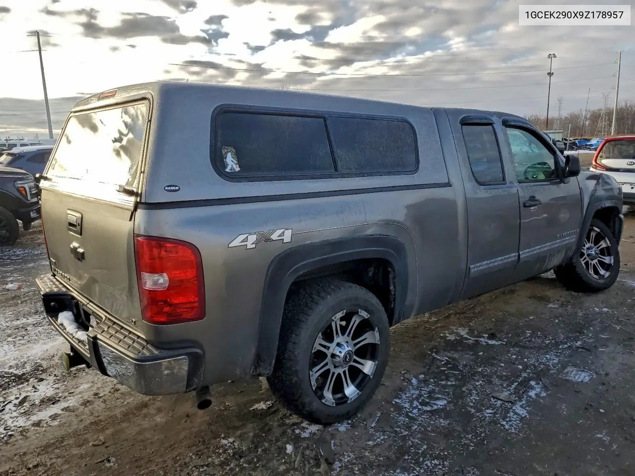 1GCEK290X9Z178957 2009 Chevrolet Silverado K1500 Lt