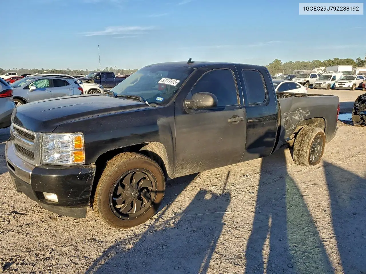 1GCEC29J79Z288192 2009 Chevrolet Silverado C1500 Lt