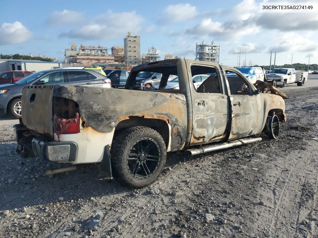3GCRKTE35AG274149 2010 Chevrolet Silverado K1500 Ltz