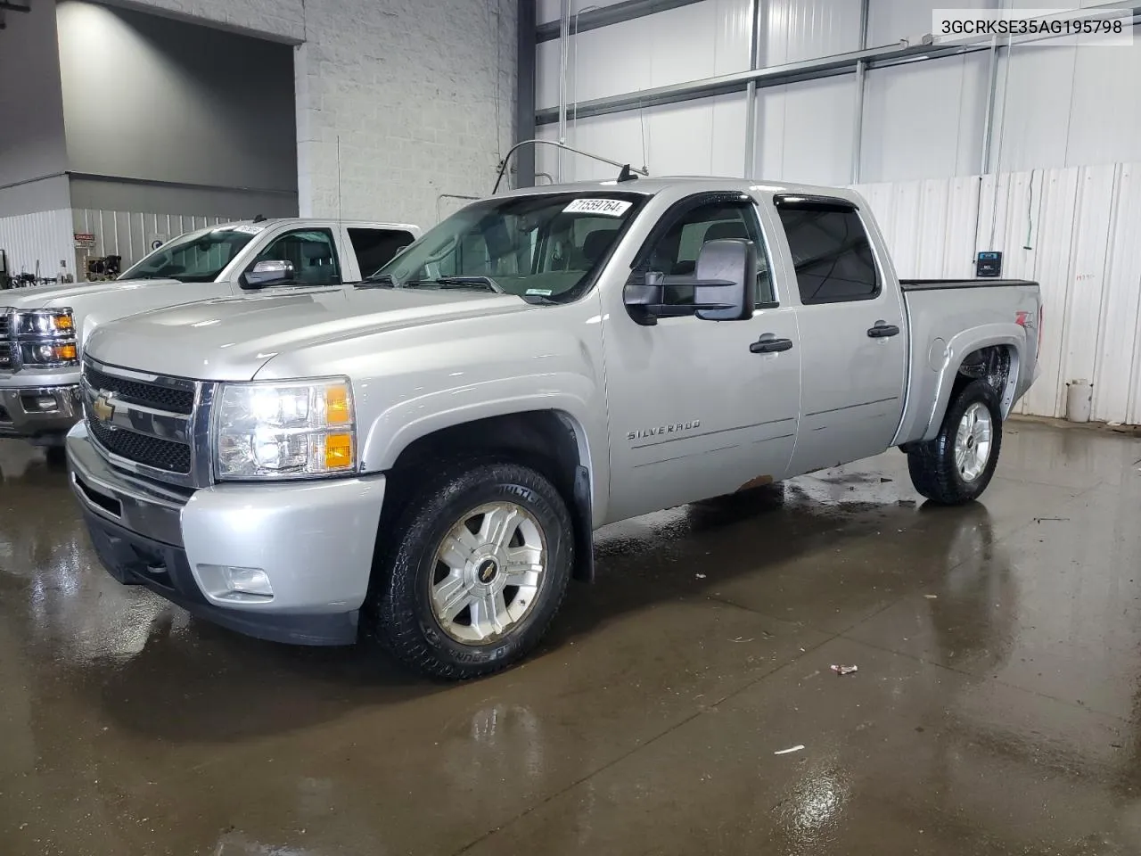 2010 Chevrolet Silverado K1500 Lt VIN: 3GCRKSE35AG195798 Lot: 71559764