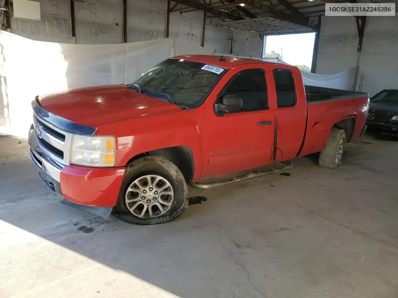1GCSKSE31AZ245386 2010 Chevrolet Silverado K1500 Lt