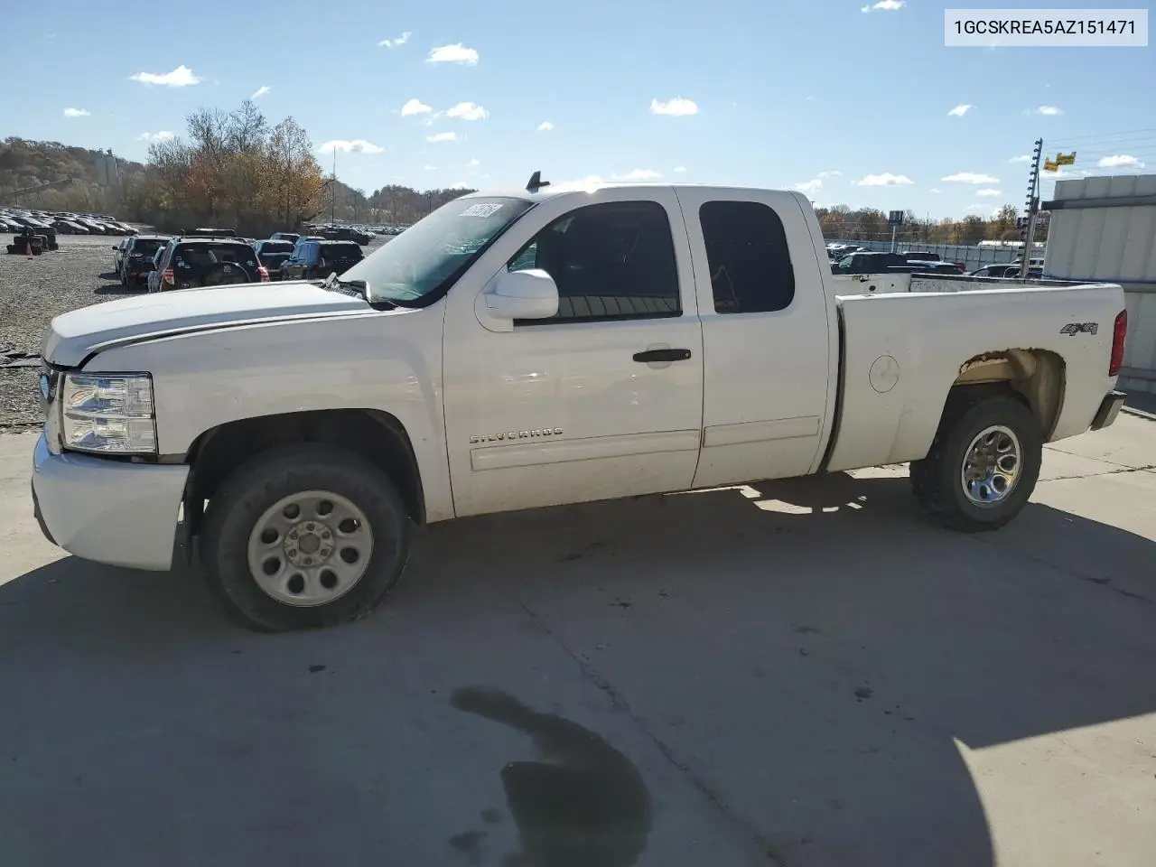 1GCSKREA5AZ151471 2010 Chevrolet Silverado K1500 Ls
