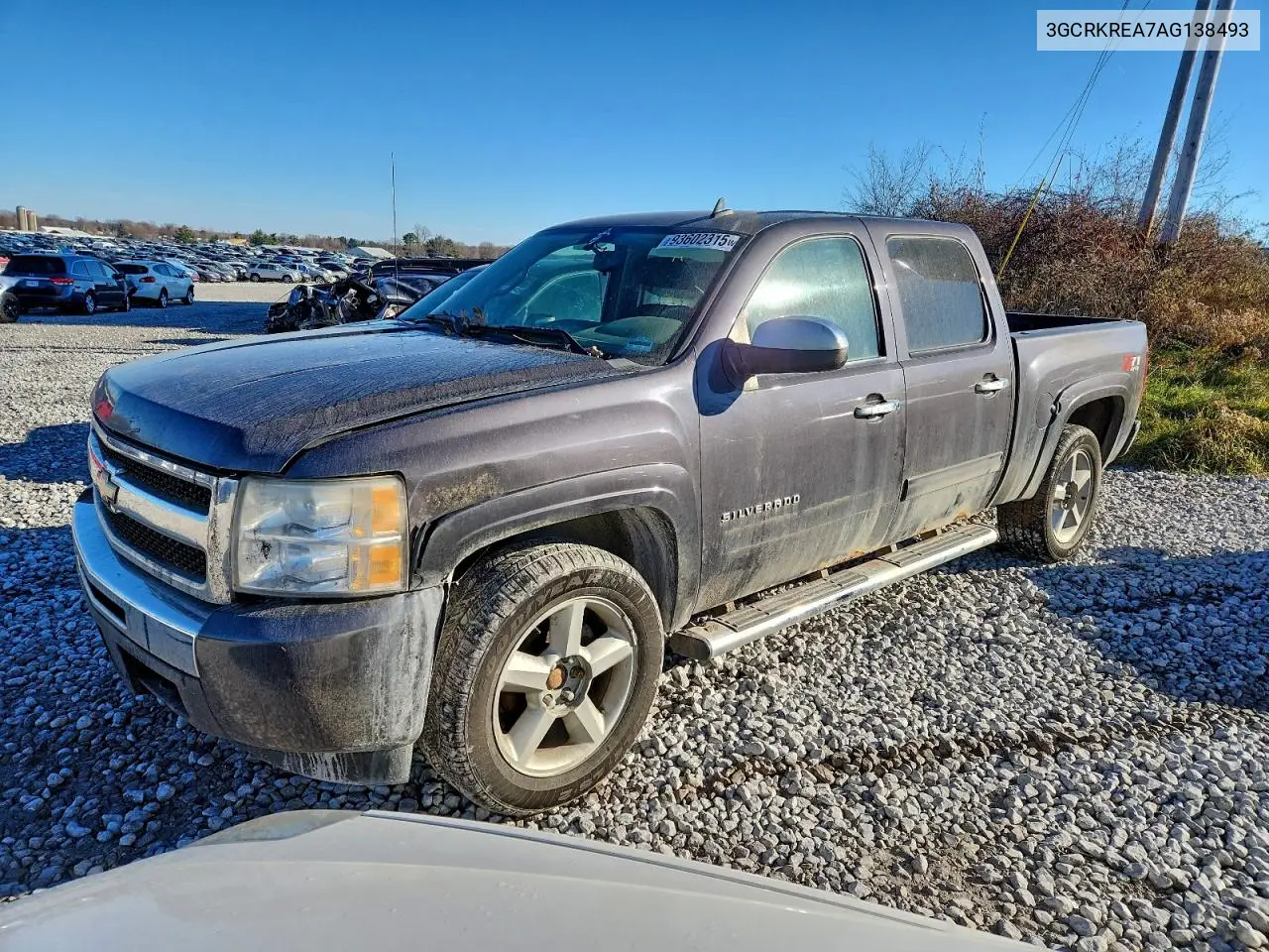 3GCRKREA7AG138493 2010 Chevrolet Silverado K1500 Ls
