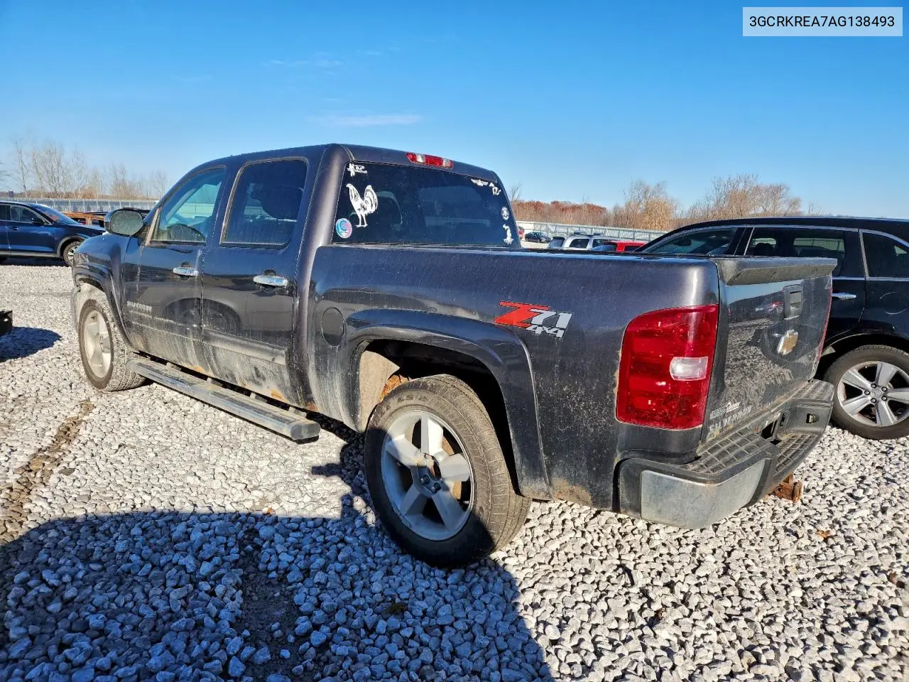 3GCRKREA7AG138493 2010 Chevrolet Silverado K1500 Ls