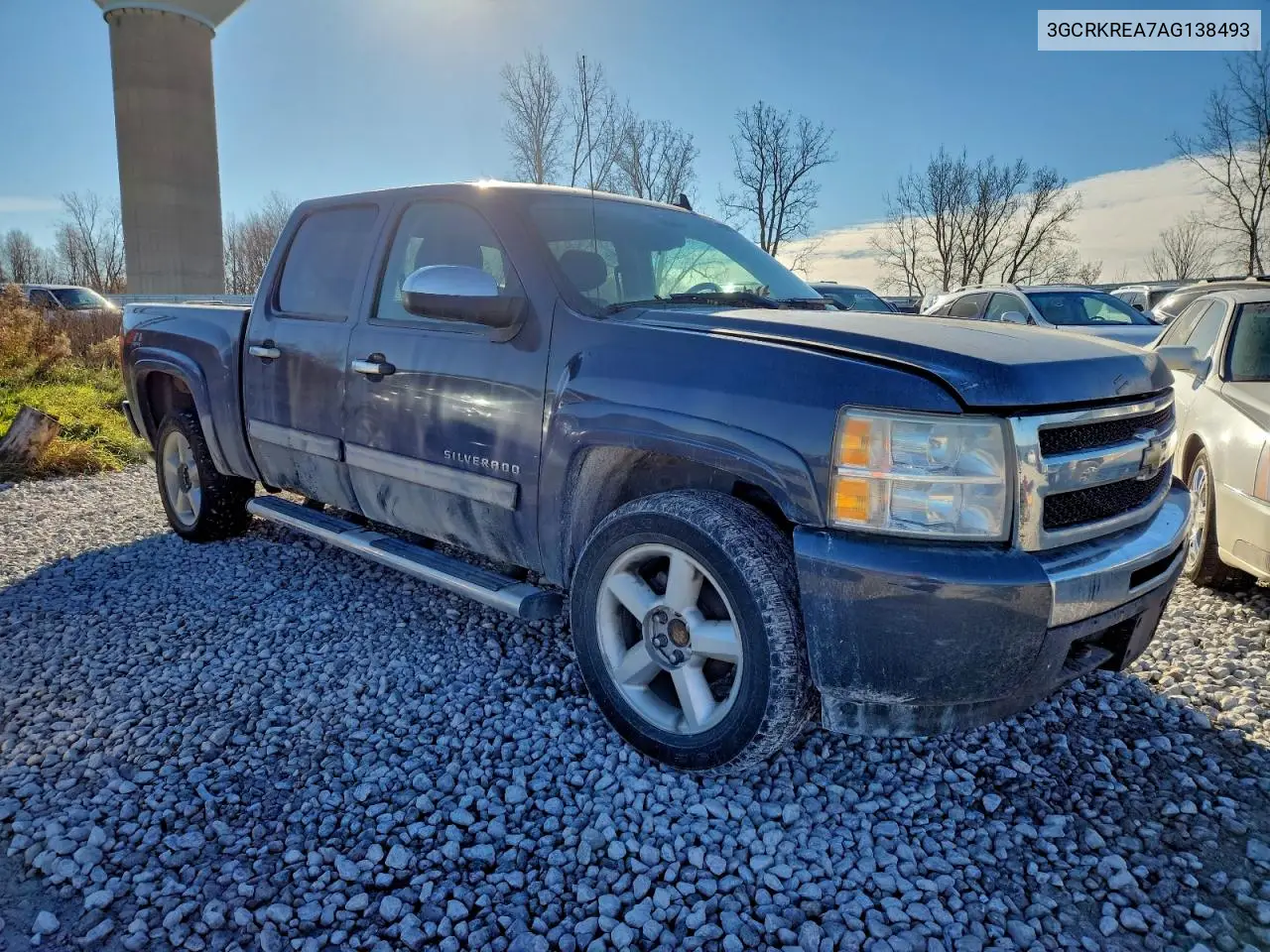 3GCRKREA7AG138493 2010 Chevrolet Silverado K1500 Ls