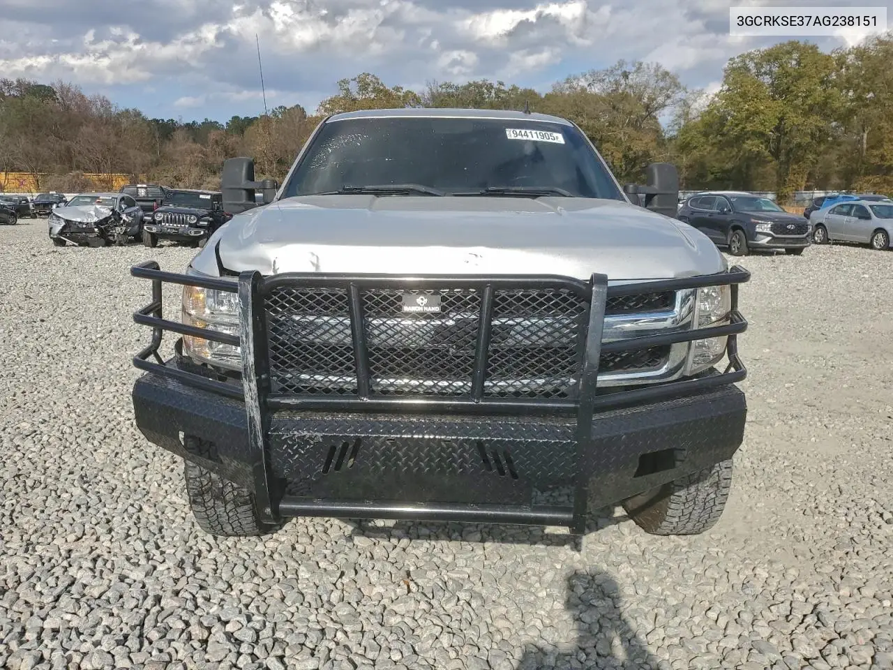 3GCRKSE37AG238151 2010 Chevrolet Silverado K1500 Lt
