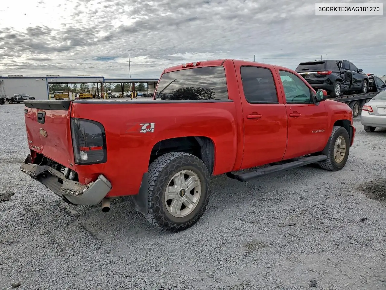 3GCRKTE36AG181270 2010 Chevrolet Silverado K1500 Ltz