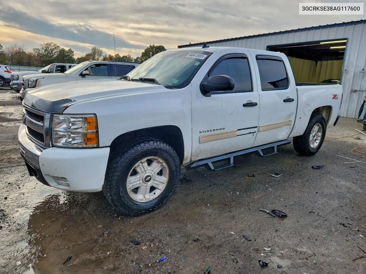 3GCRKSE38AG117600 2010 Chevrolet Silverado K1500 Lt
