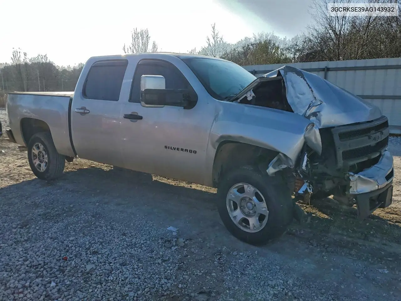 3GCRKSE39AG143932 2010 Chevrolet Silverado K1500 Lt