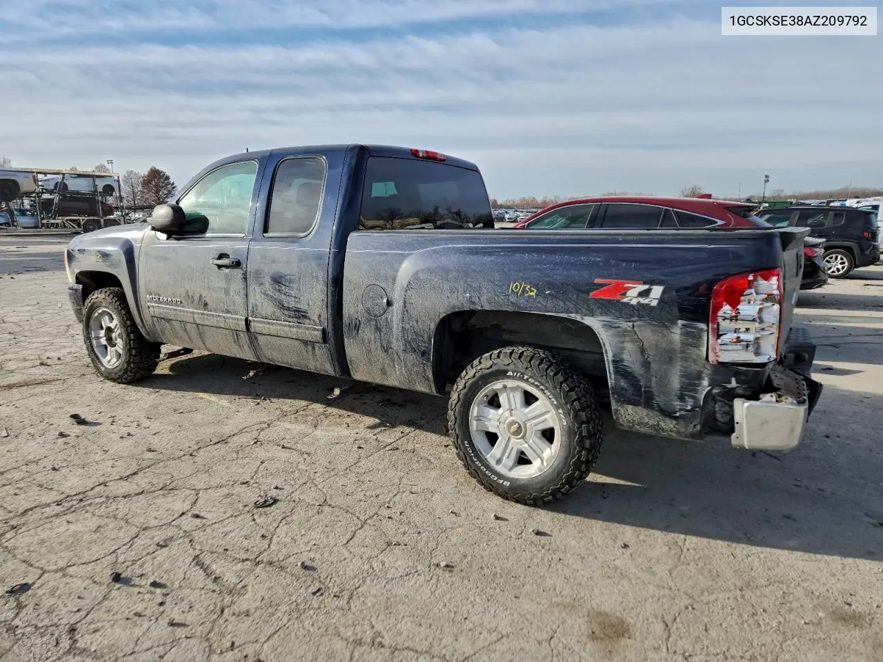 1GCSKSE38AZ209792 2010 Chevrolet Silverado K1500 Lt