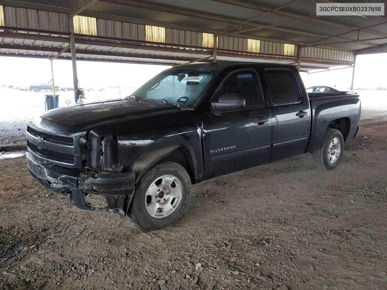 2011 Chevrolet Silverado C1500 Lt VIN: 3GCPCSE0XBG237698 Lot: 38309994