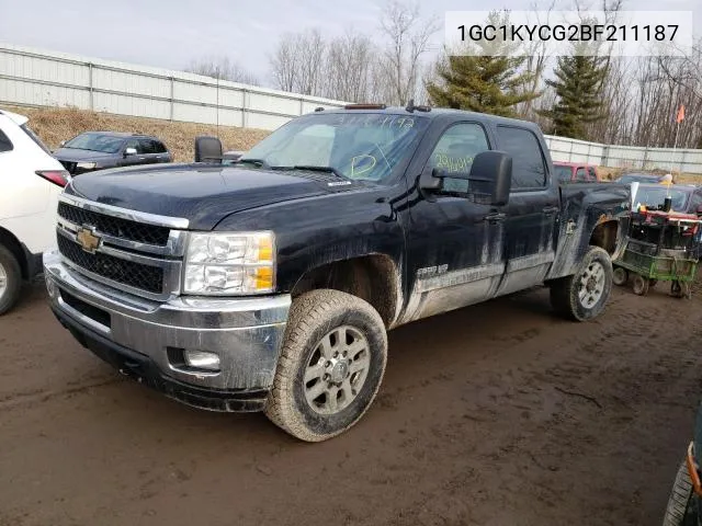 1GC1KYCG2BF211187 2011 Chevrolet Silverado K2500 Heavy Duty Ltz