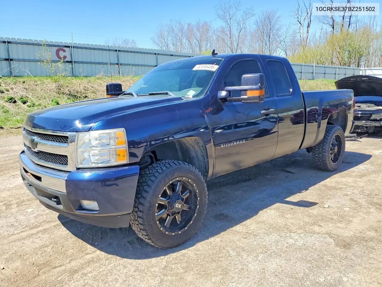 1GCRKSE37BZ251502 2011 Chevrolet Silverado K1500 Lt