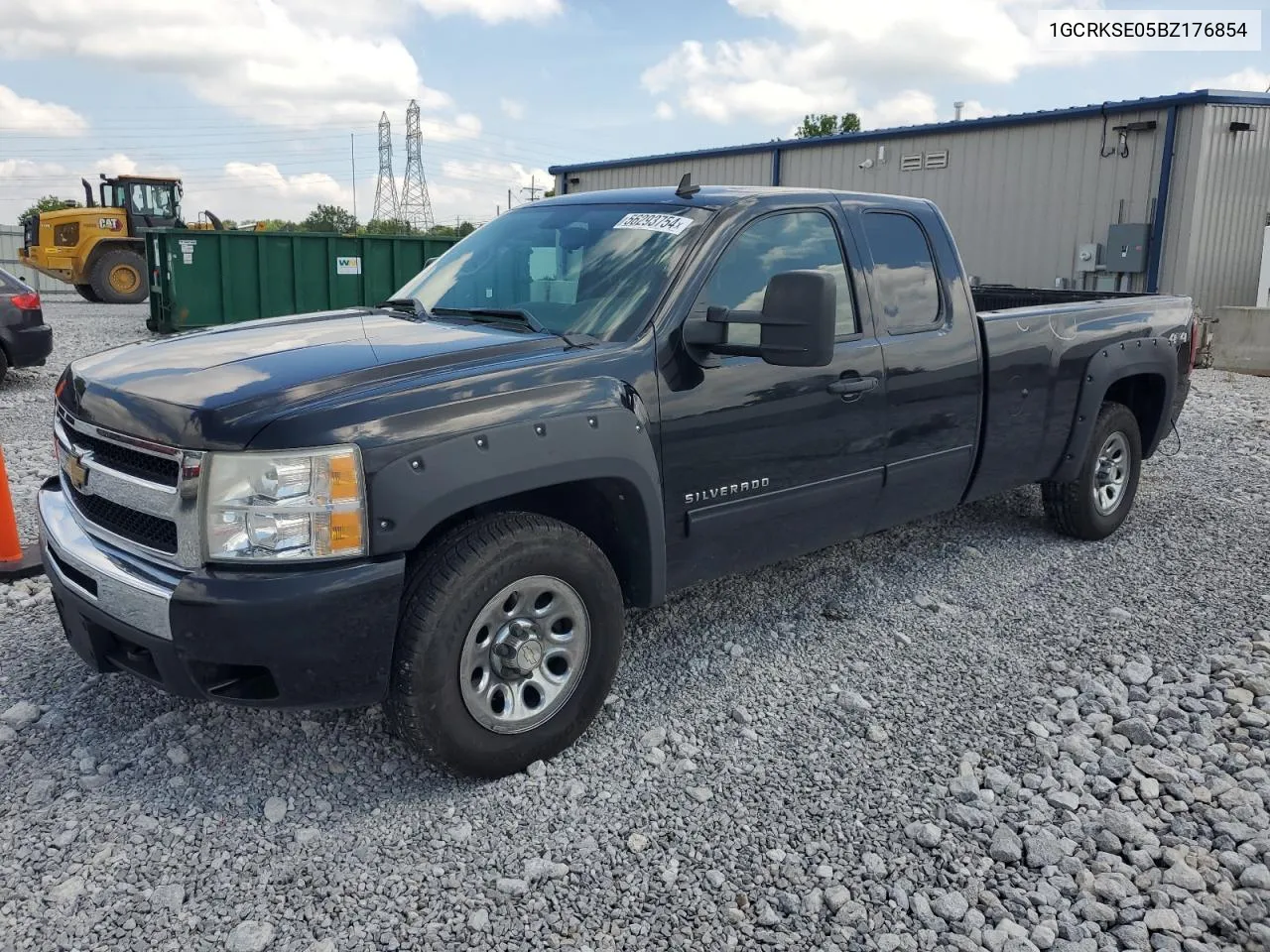 2011 Chevrolet Silverado K1500 Lt VIN: 1GCRKSE05BZ176854 Lot: 56293754