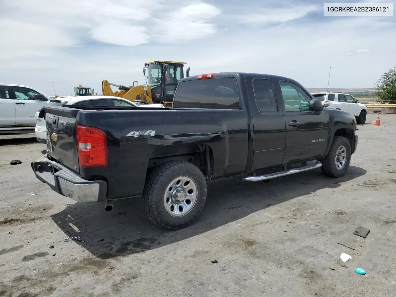 2011 Chevrolet Silverado K1500 Ls VIN: 1GCRKREA2BZ386121 Lot: 57260374