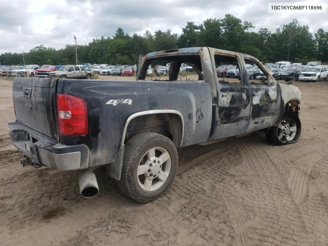 2011 Chevrolet Silverado K2500 Heavy Duty Ltz VIN: 1GC1KYC86BF118696 Lot: 64945004