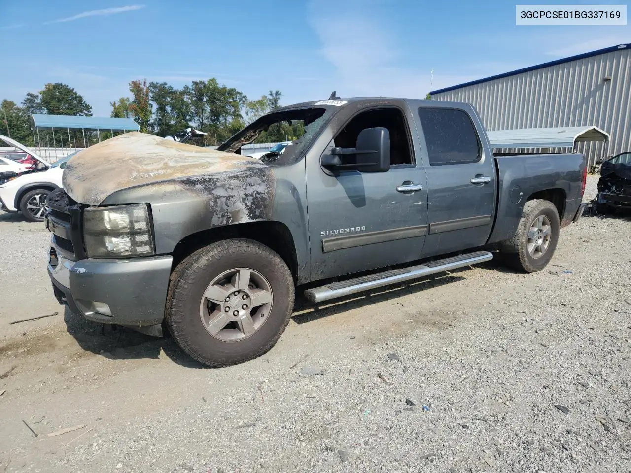 3GCPCSE01BG337169 2011 Chevrolet Silverado C1500 Lt