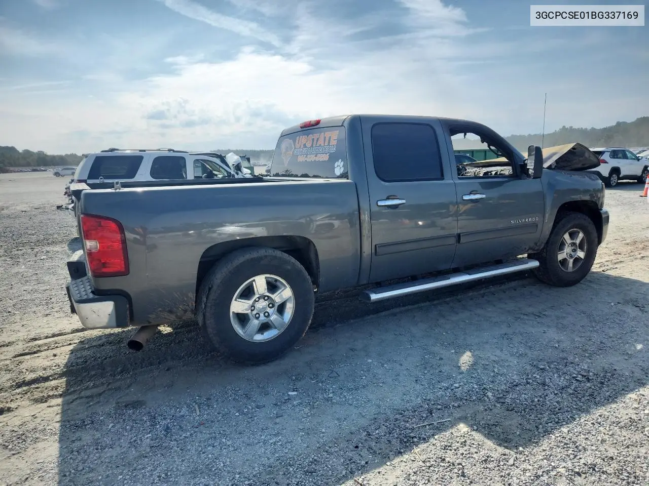 3GCPCSE01BG337169 2011 Chevrolet Silverado C1500 Lt