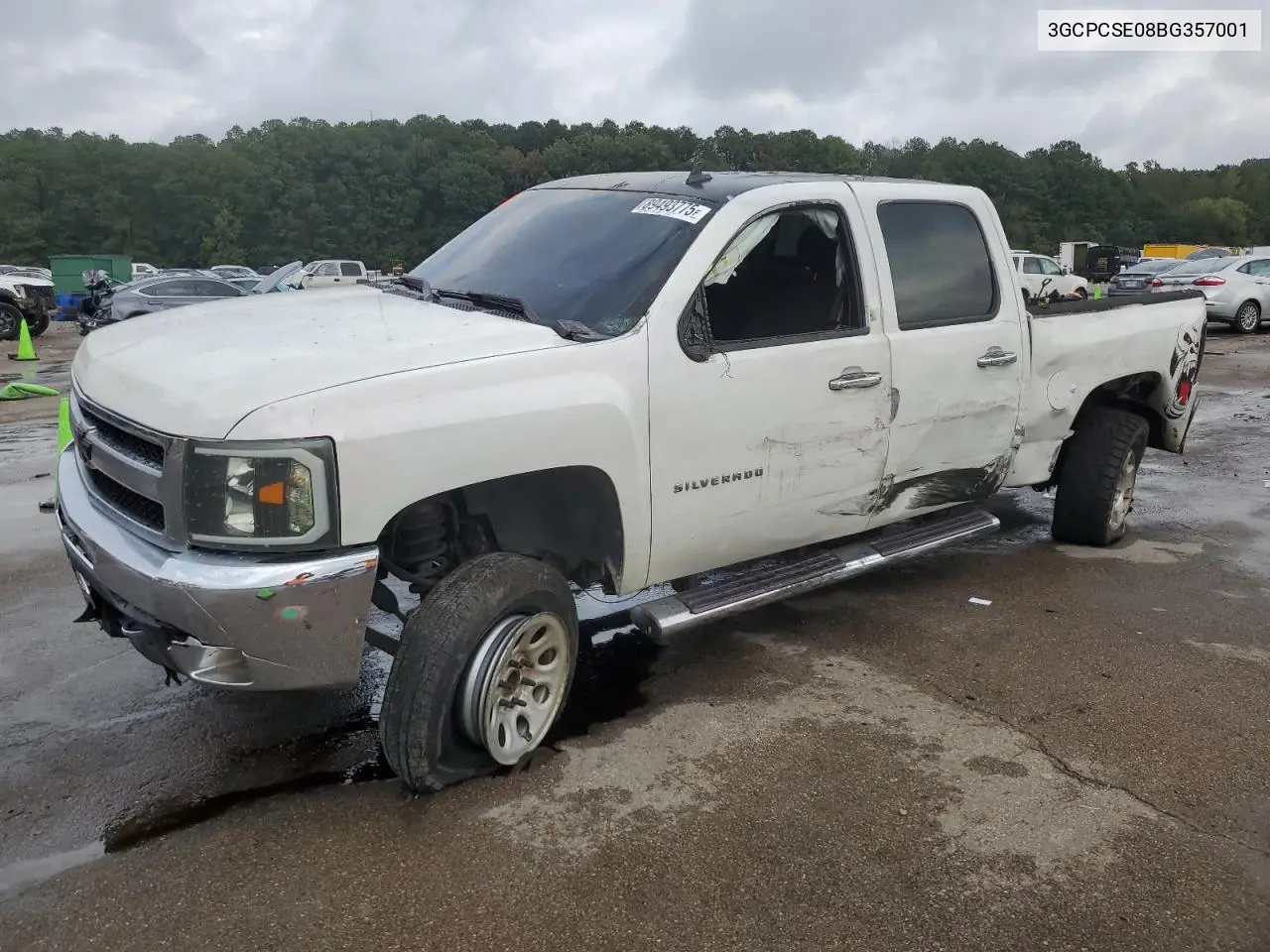 3GCPCSE08BG357001 2011 Chevrolet Silverado C1500 Lt