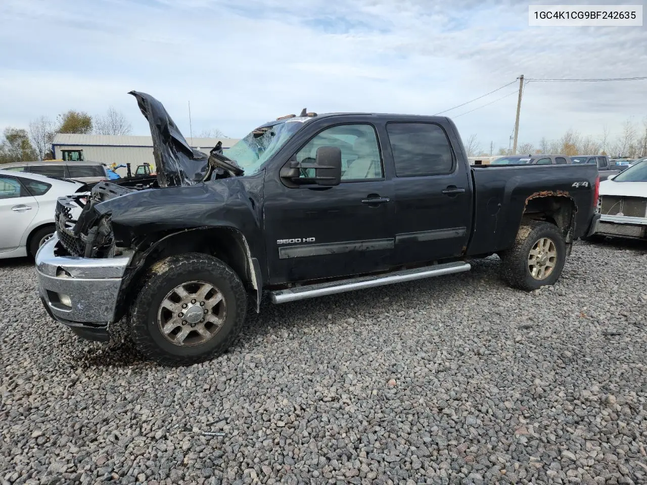 1GC4K1CG9BF242635 2011 Chevrolet Silverado K3500 Ltz