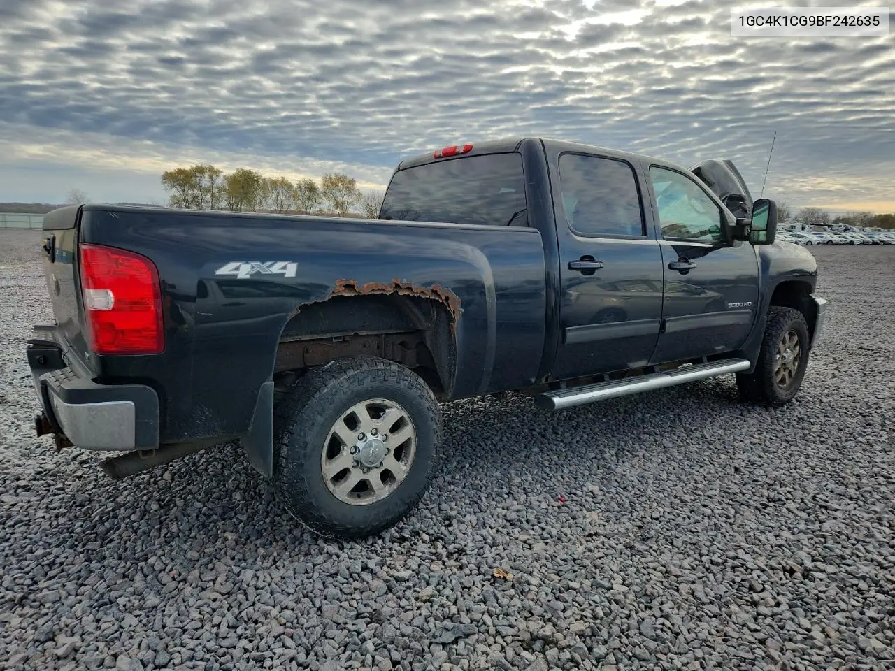 1GC4K1CG9BF242635 2011 Chevrolet Silverado K3500 Ltz
