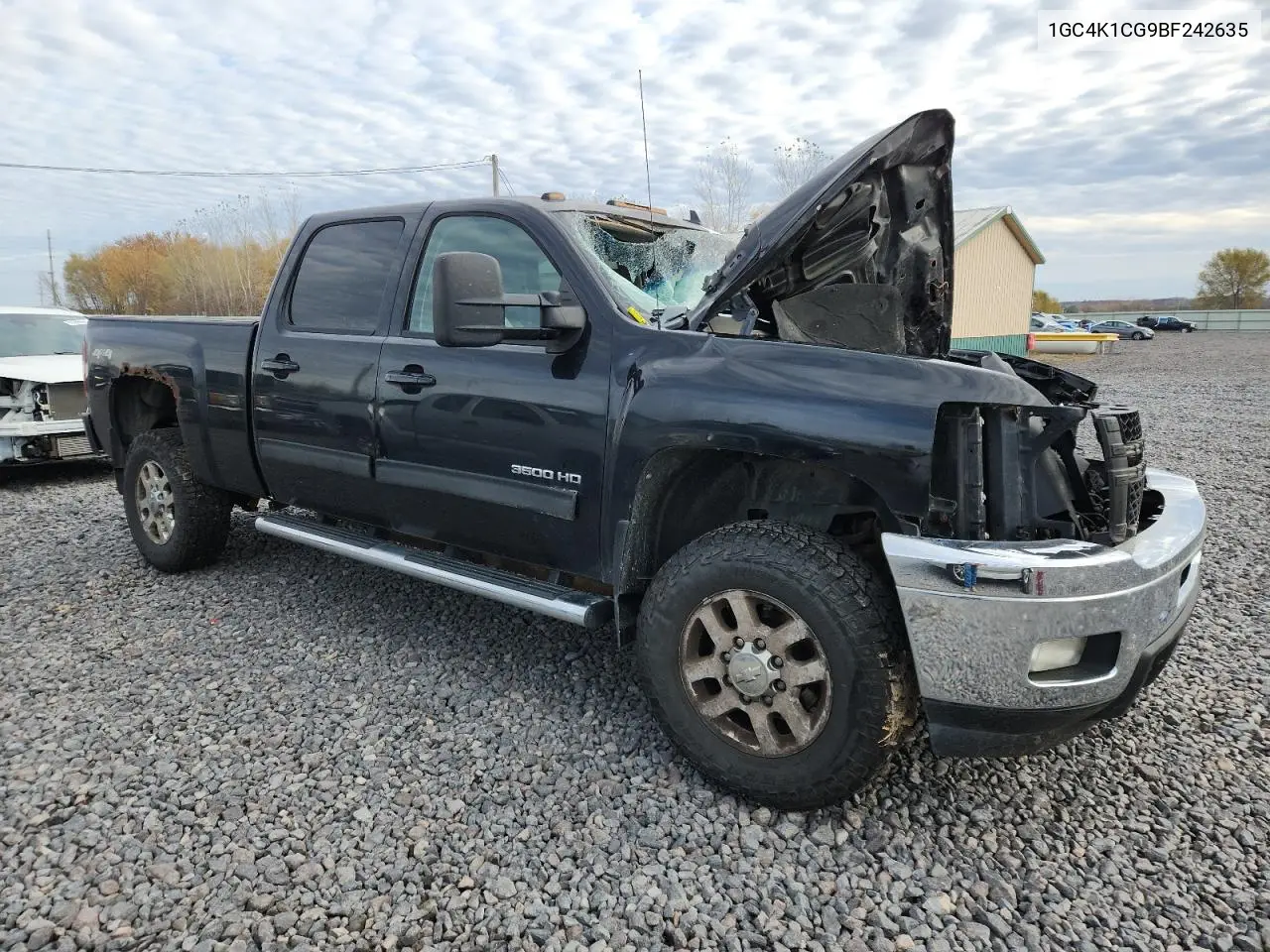 1GC4K1CG9BF242635 2011 Chevrolet Silverado K3500 Ltz