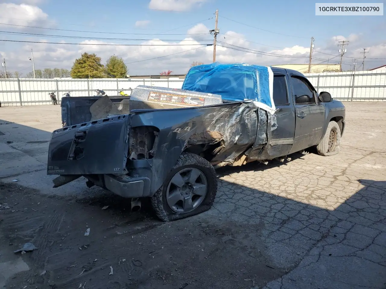 1GCRKTE3XBZ100790 2011 Chevrolet Silverado K1500 Ltz