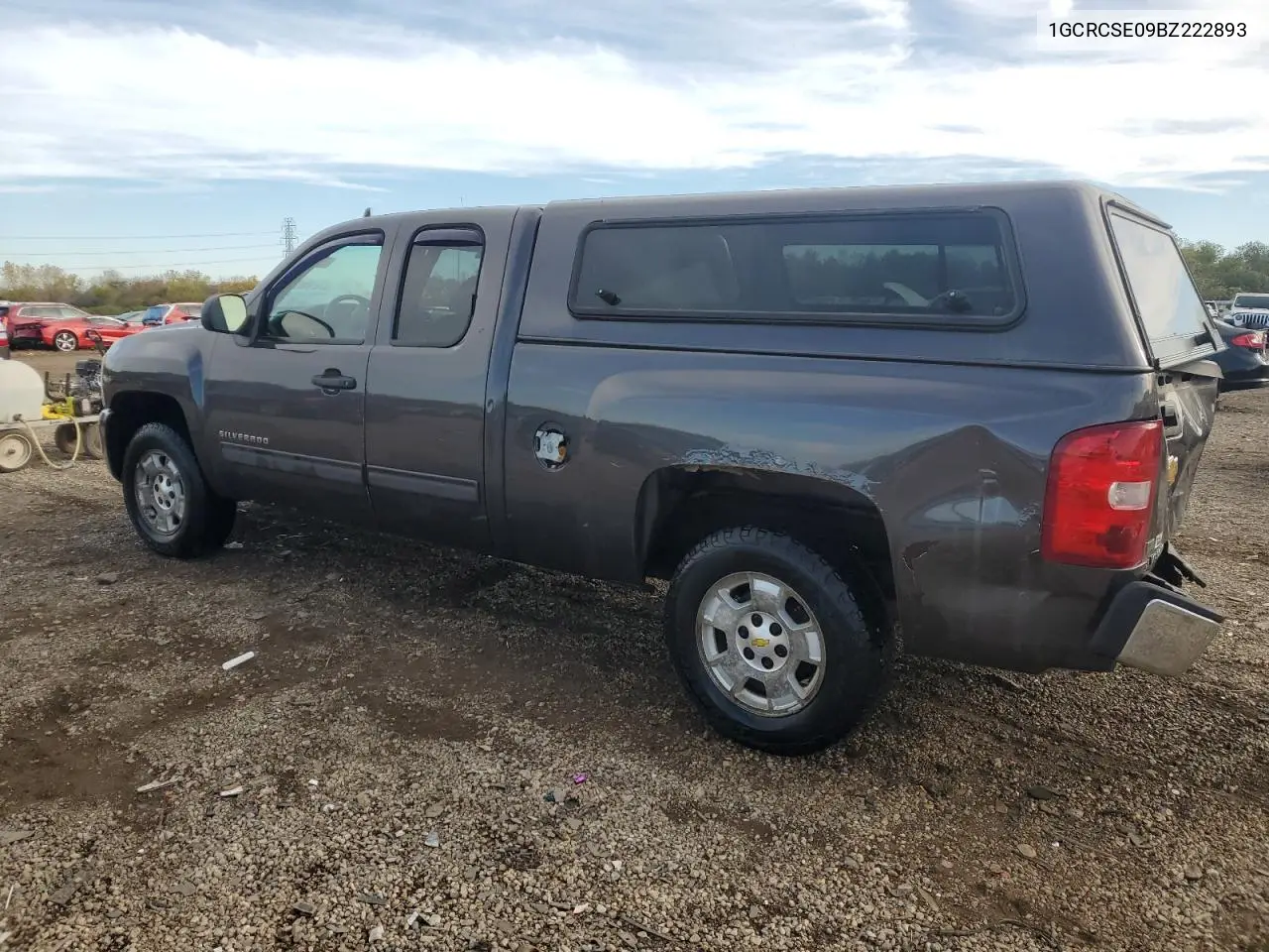 1GCRCSE09BZ222893 2011 Chevrolet Silverado C1500 Lt