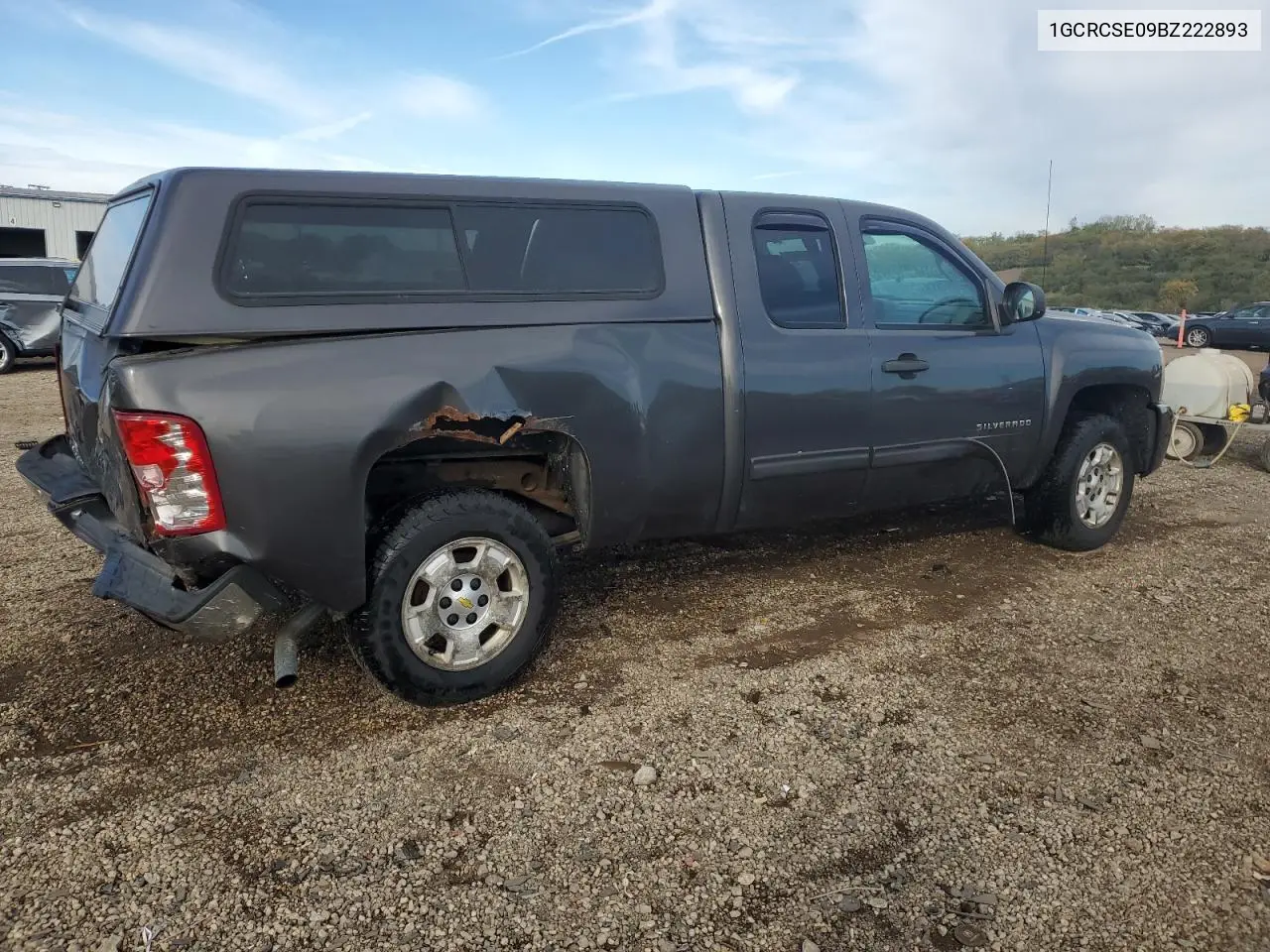 1GCRCSE09BZ222893 2011 Chevrolet Silverado C1500 Lt
