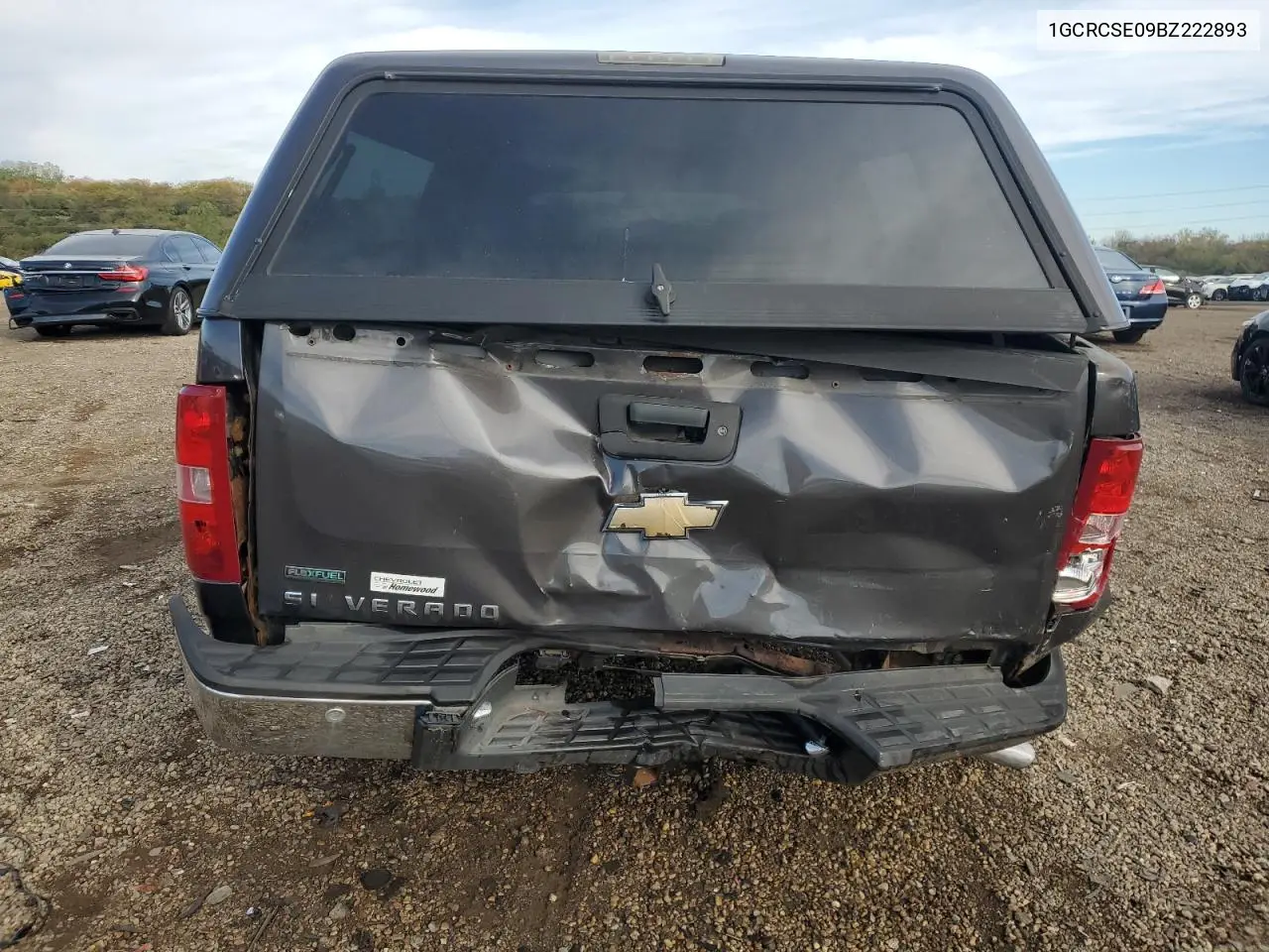 1GCRCSE09BZ222893 2011 Chevrolet Silverado C1500 Lt