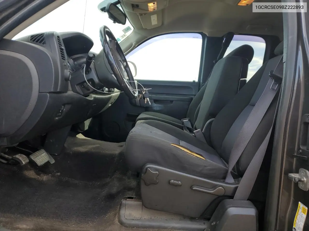1GCRCSE09BZ222893 2011 Chevrolet Silverado C1500 Lt